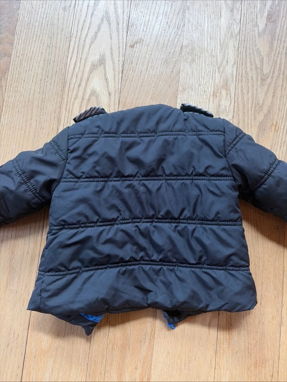 Buckle Me Car Seat Baby Coat Size 12 Months Zipper Boys Unisex Black Safety